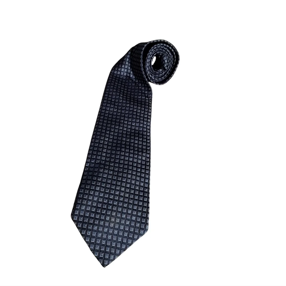 Brooks Brothers Navy Geometric Silk Tie